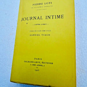 LOTI Pierre. Journal intime 1878-1881 EO
