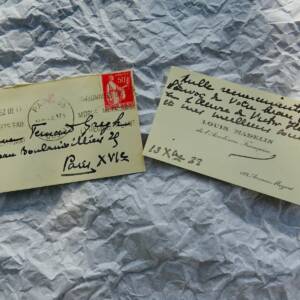 Louis Madelin carte autographe