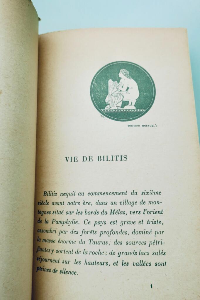 LOUYS Les chansons de Bilitis. Traduites du Grec ill-NOTOR 1928