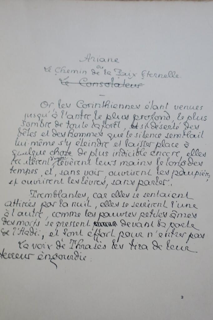 Manuscripts by Louÿs and contemporaries