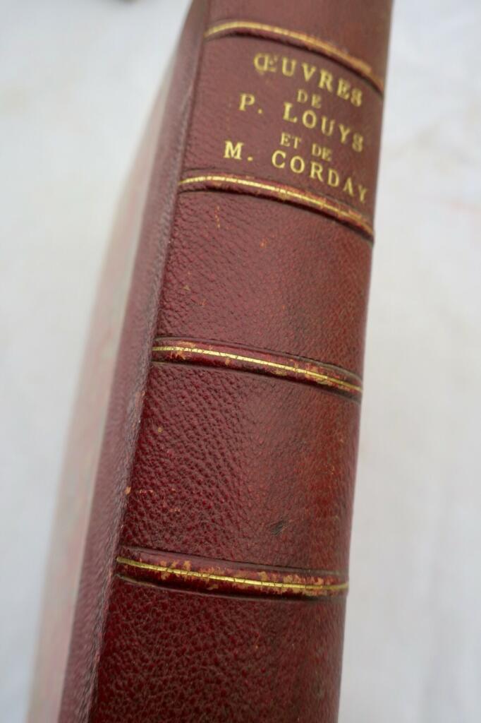 Six novels by Louÿs & Corday in fine bindings
