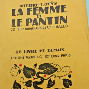 LOUYS Pierre La femme et le pantin. Ill-Hallo
