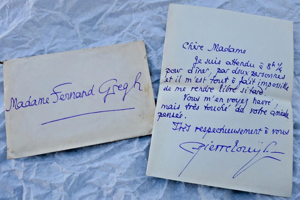 Pierre Louÿs autograph letter to Madame Fernand Gregh