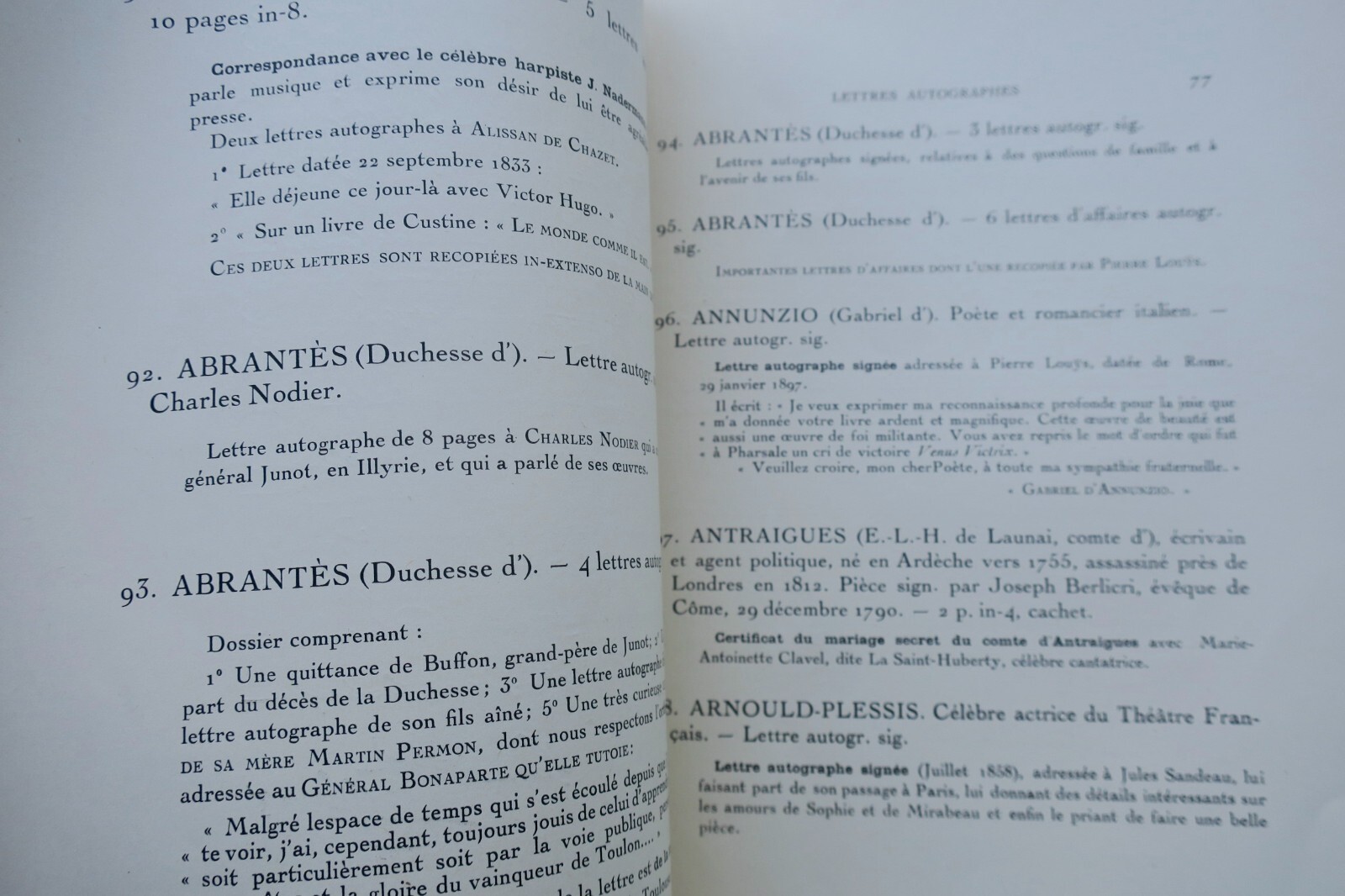 Rare 1926 autograph collection of Pierre Louÿs & contemporaries – Image 4