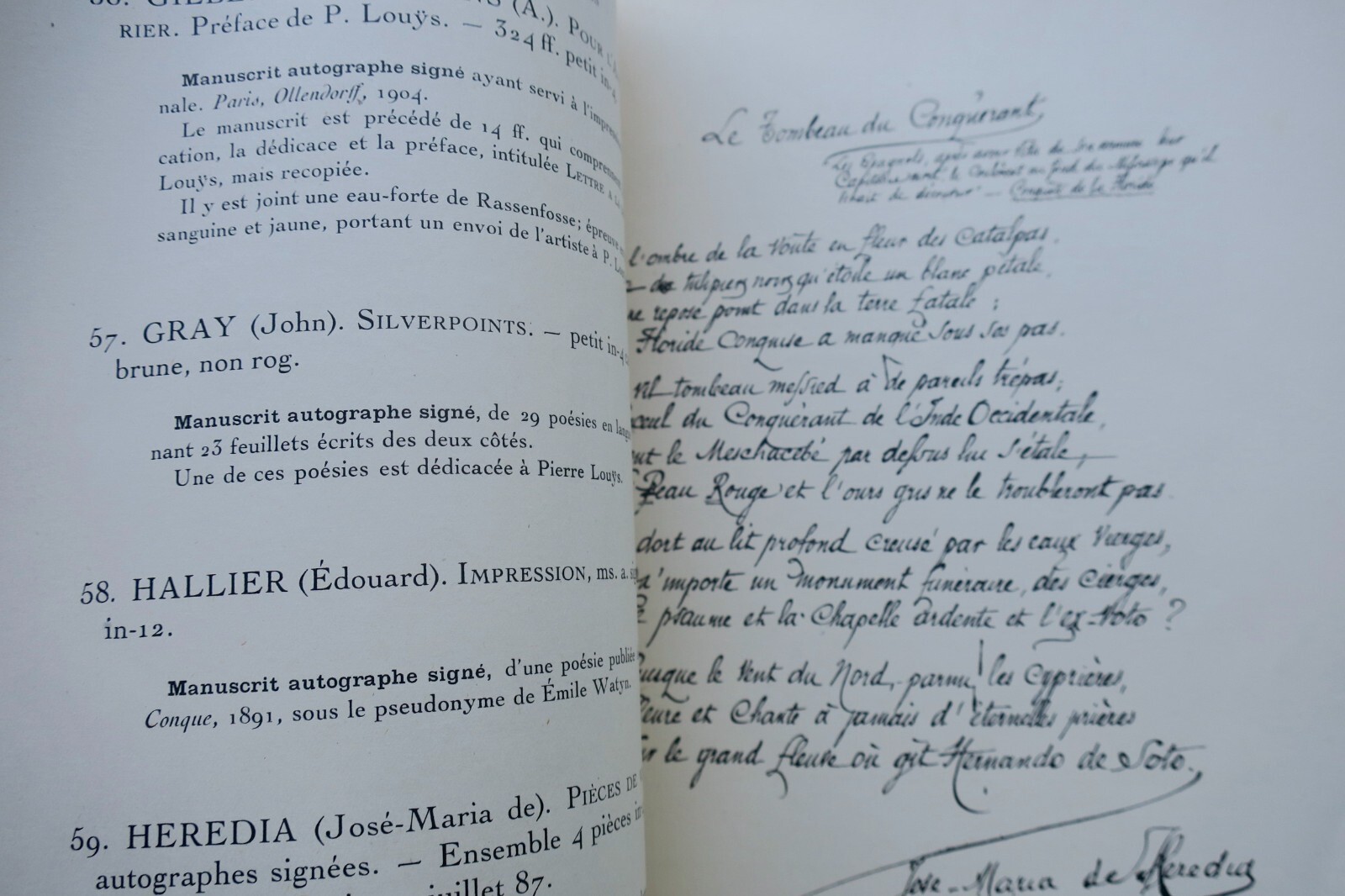 Rare 1926 autograph collection of Pierre Louÿs & contemporaries – Image 5