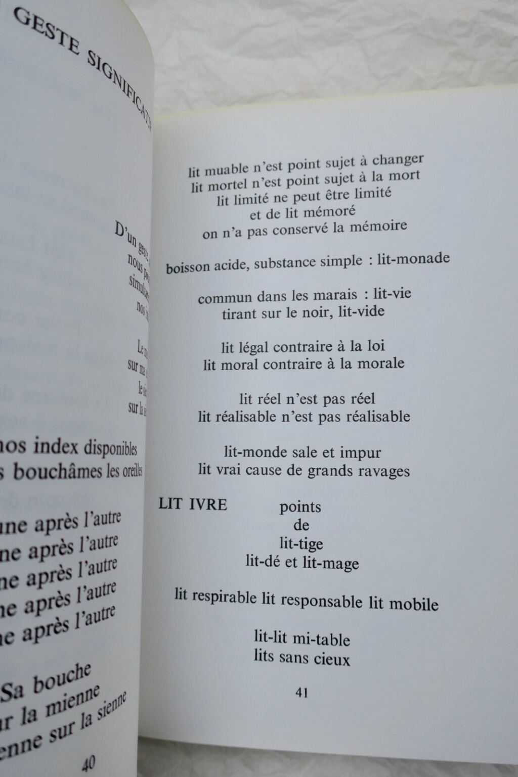Paralipomènes von Ghérasim LUCA