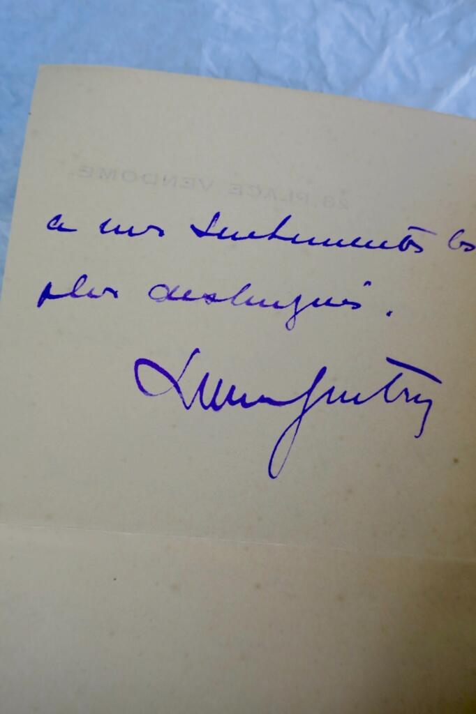 Lucien Guitry Autographed Letter