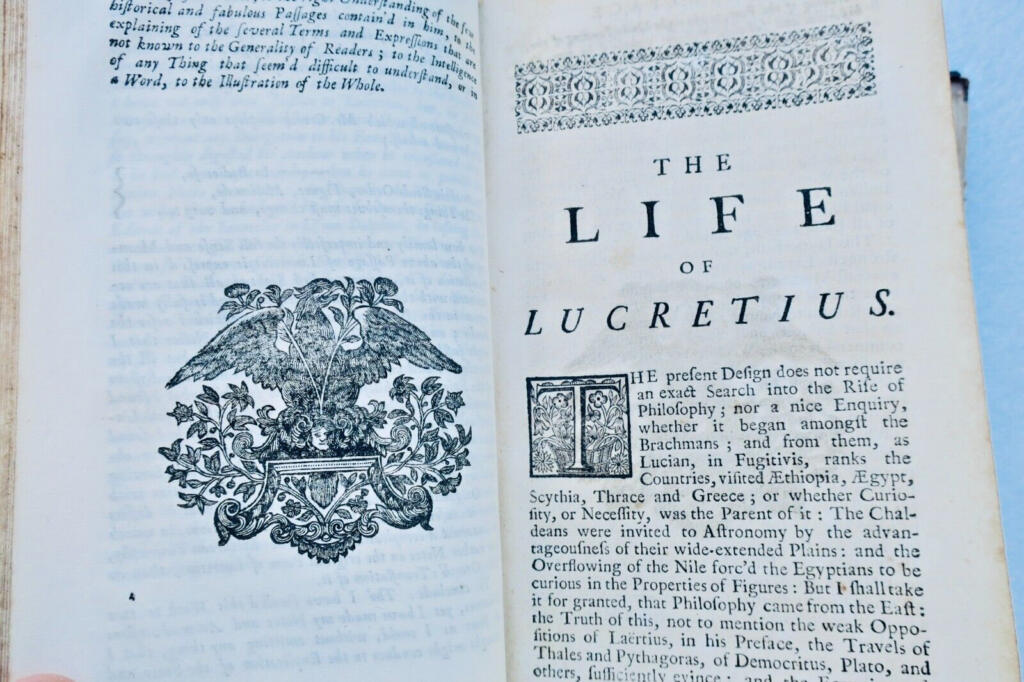 Übersetzung von Lucretius' philosophischem Werk