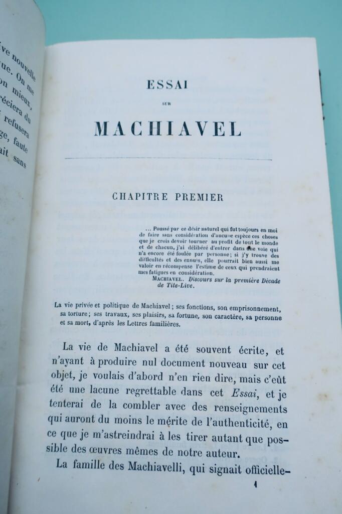 Analyse von Machiavellis Werken