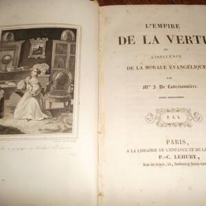 Madame de la BRETONNIERE L'empire de la vertu ou l'influence de la morale éva