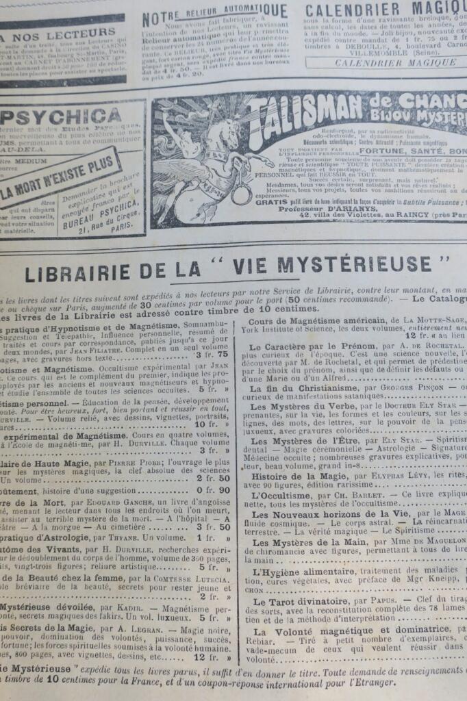 Mystical Life - Spiritualism, Magnetism & Occult Sciences