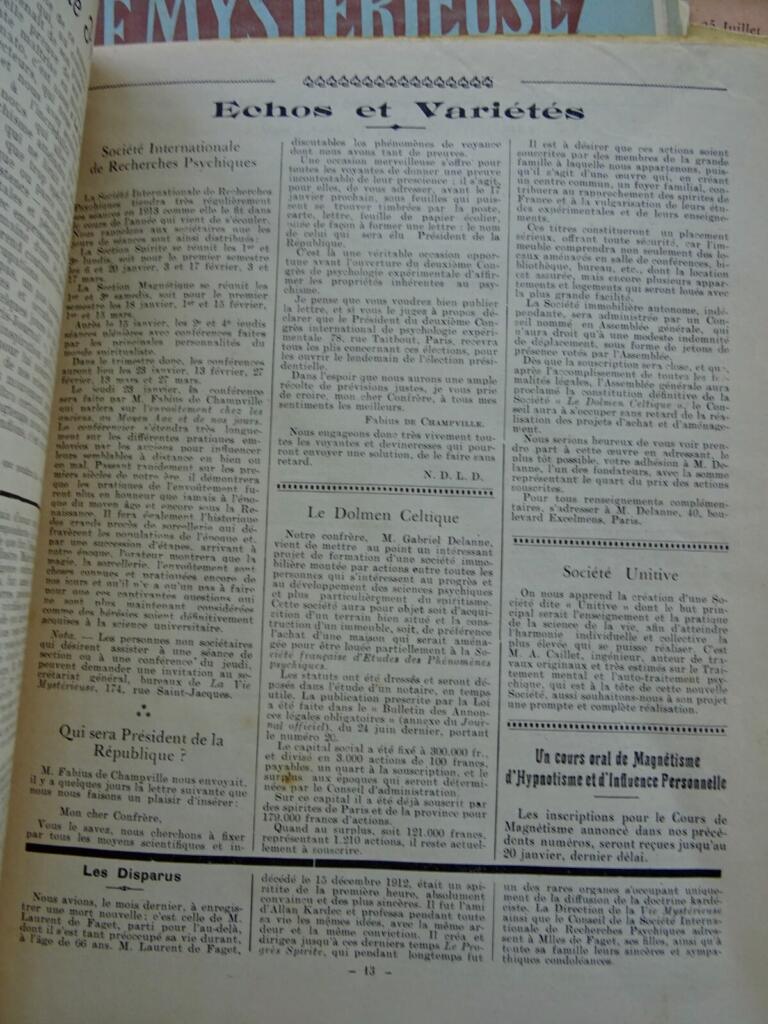 Occult Sciences Journal: Spiritism, Magic & Astrology