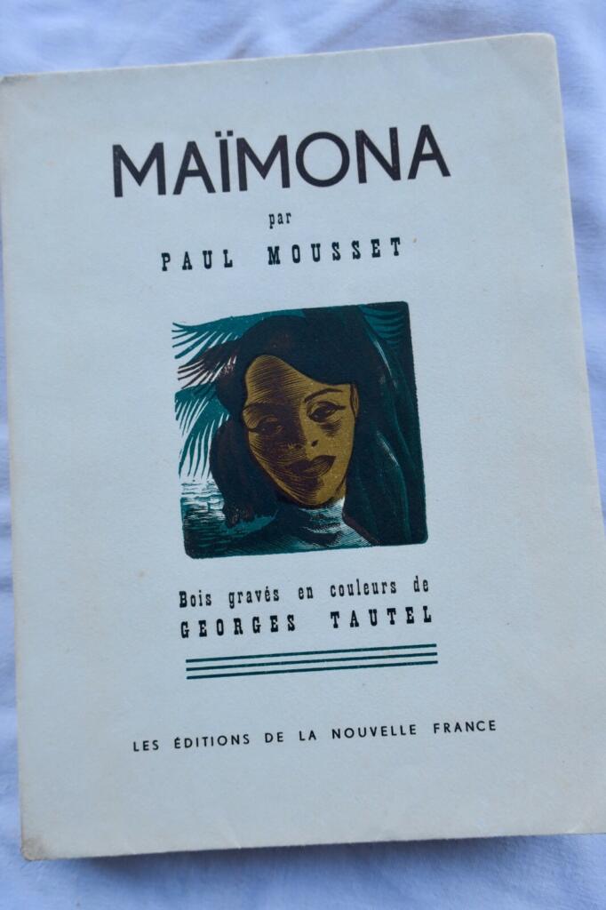 Maïmona. Bois gravés en couleurs de Georges Tautel, nté sur pur fil