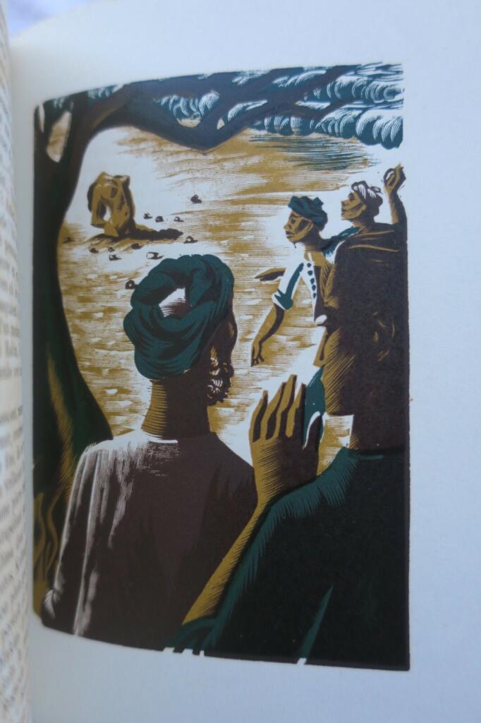 Maïmona. Bois gravés en couleurs de Georges Tautel, nté sur pur fil