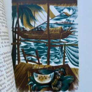 Maïmona. Bois gravés en couleurs de Georges Tautel, nté sur pur fil