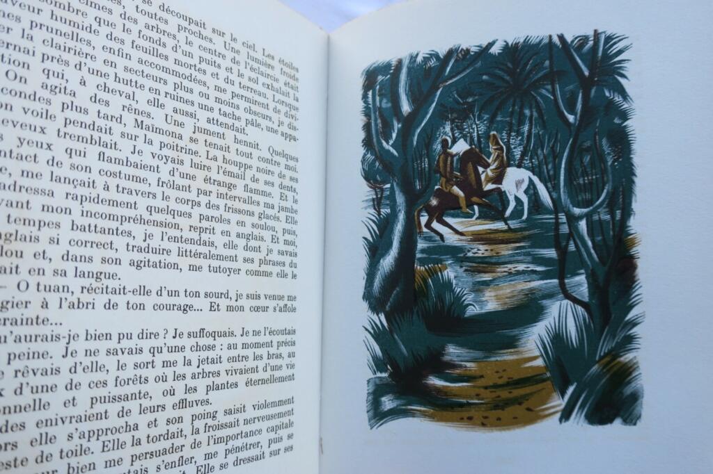 Maïmona. Bois gravés en couleurs de Georges Tautel, nté sur pur fil