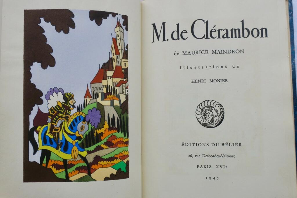 Clérambon illustrated by Monier