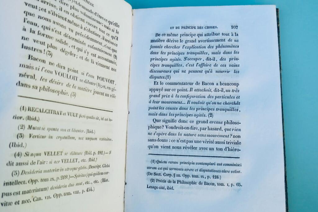 Kritik von Bacons Philosophie durch Joseph de Maistre