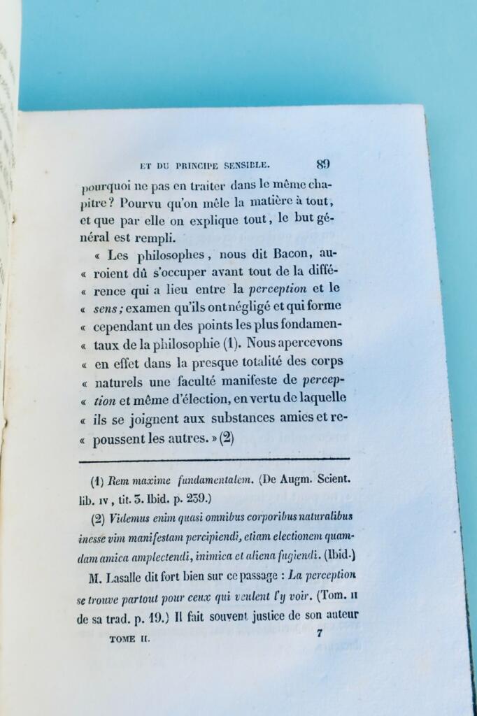 Kritik von Bacons Philosophie durch Joseph de Maistre