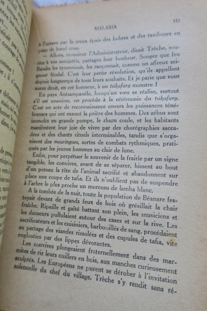 Malaria – Récit de la brousse malgache 1944.
