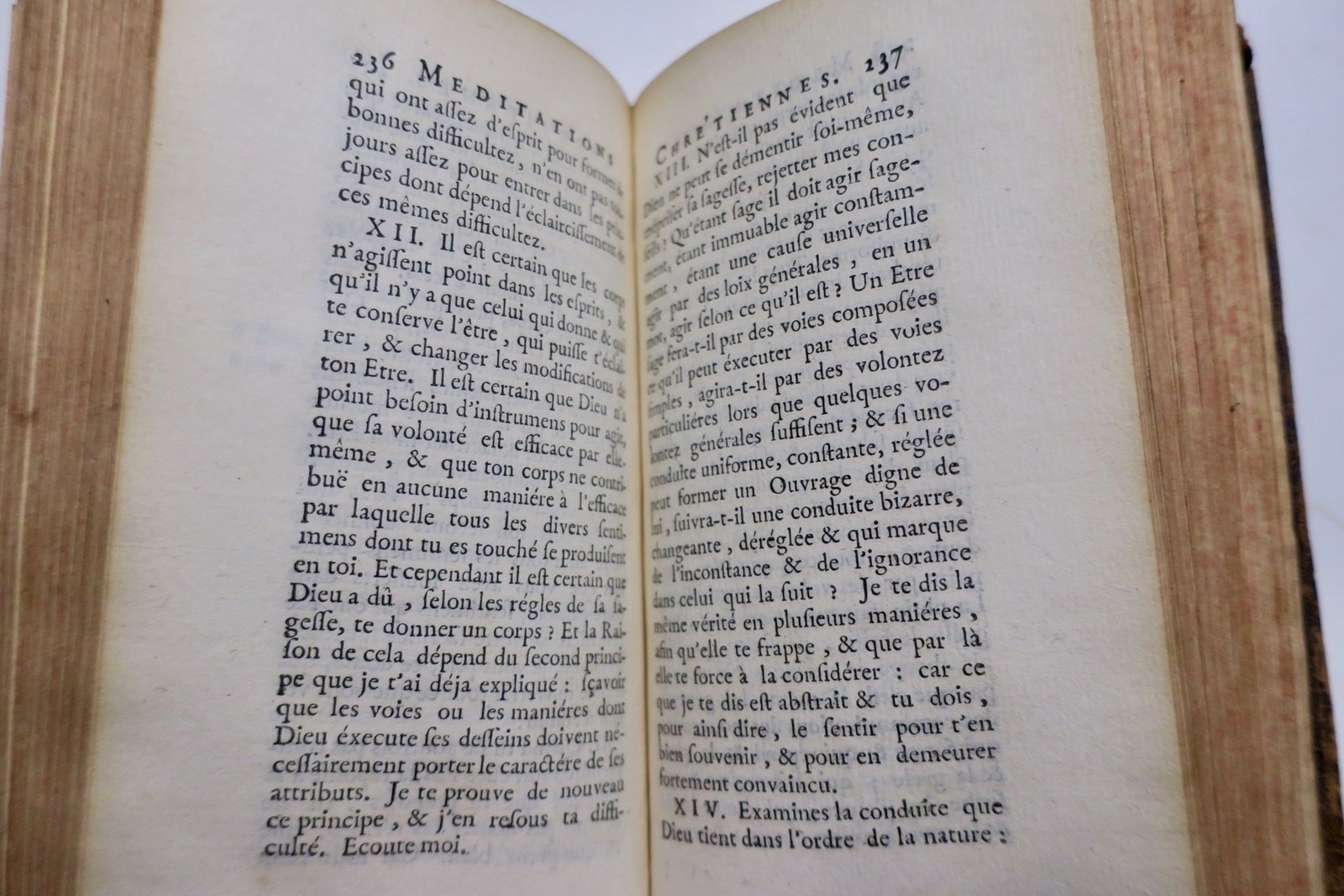 MALEBRANCHE Méditations chrétiennes et Métaphysiques 1707 – Image 4