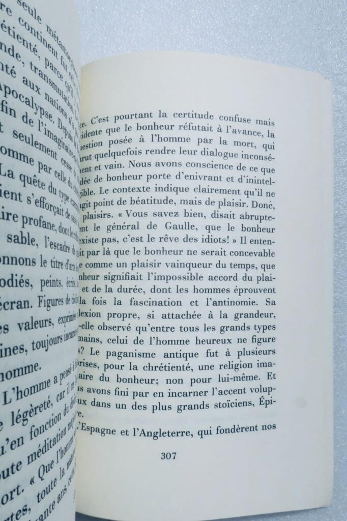 Malraux (André) L’Homme précaire et la Littérature SP