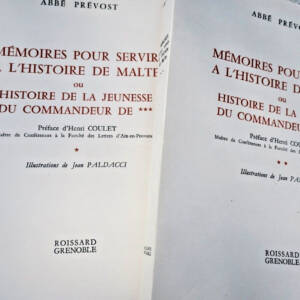 MALTE ABBE PREVOST MEMOIRES POUR SERVIR A L'HISTOIRE DE MALTE OU HISTOIRE DE LA