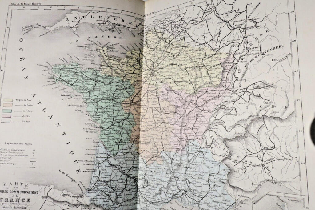MALTE-BRUN La France illustrée. Géographie, histoire, administration… 1855