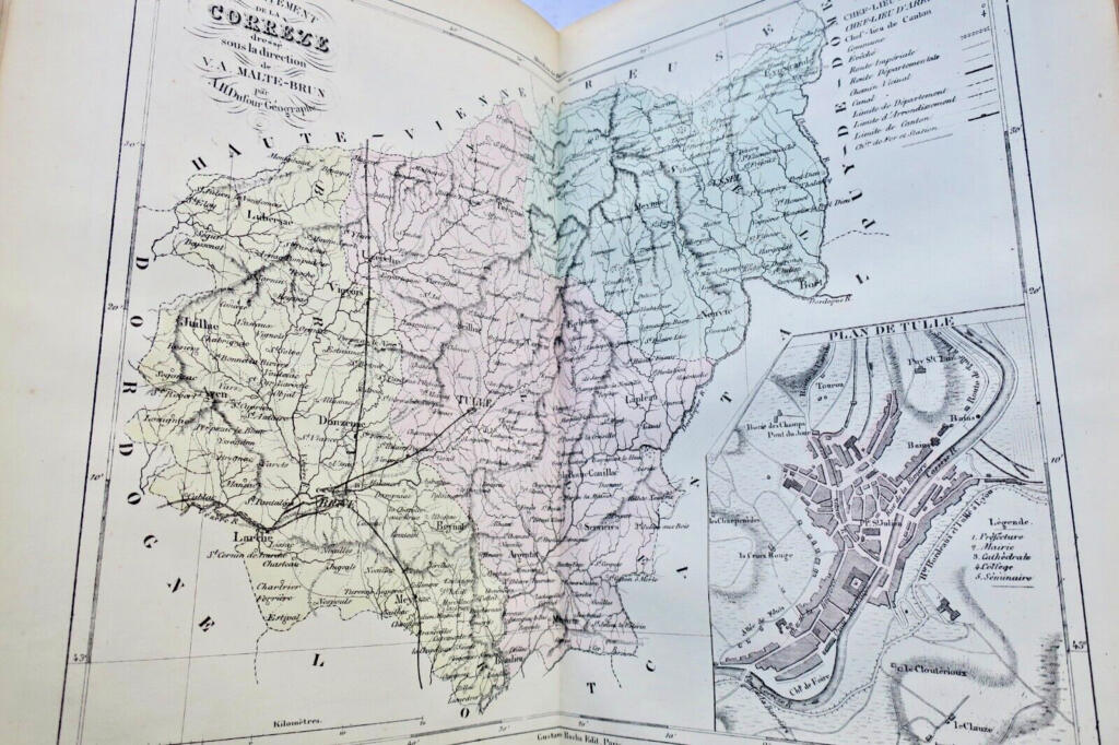 MALTE-BRUN La France illustrée. Géographie, histoire, administration… 1855