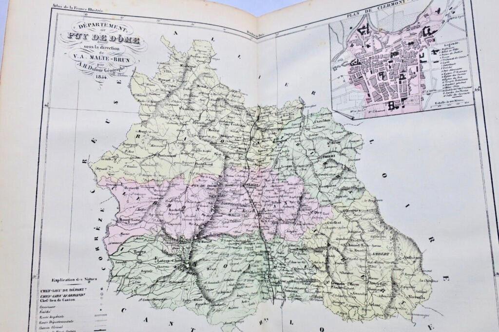 MALTE-BRUN La France illustrée. Géographie, histoire, administration… 1855