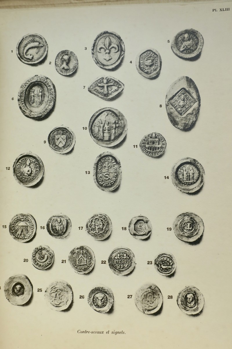 Manuel & albums de diplomatie (paléographie et diplomatie médiévale) Françai... – Image 12