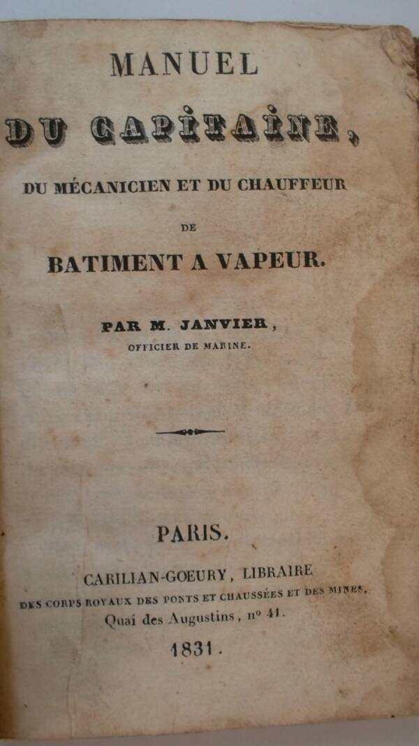 Dampfschiff-Handbuch 1831