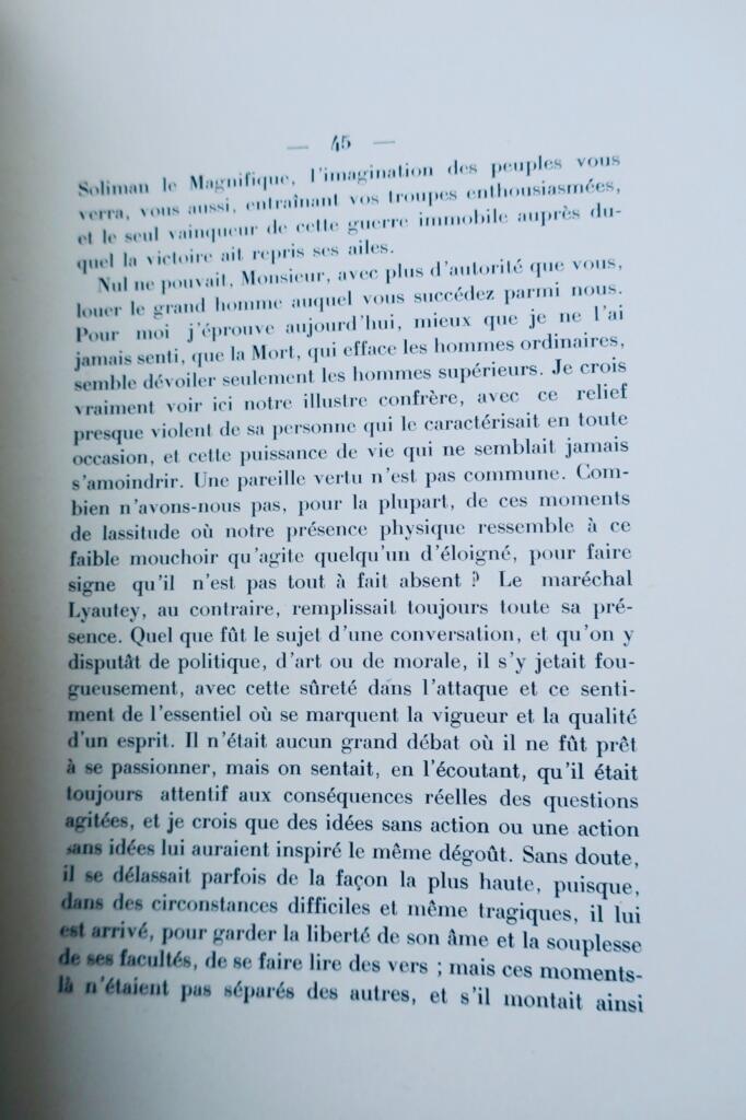 Marschall Franchet d'Espèrey Empfangsreden 1935