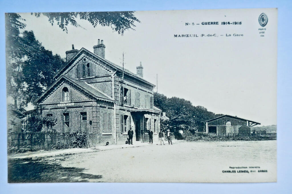 Mareuil – Guerre 1914-1915 – La Gare