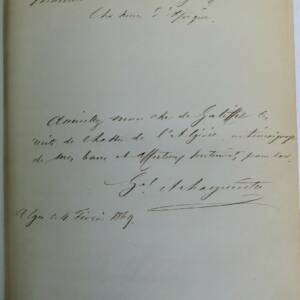 MARGUERITTE (Auguste) Chasses de l'Algérie. Alger, 1869 + envoi