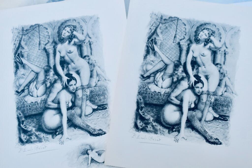 Victor Margueritte’s scandalous 1920s novel with Bécat’s vibrant illustrations