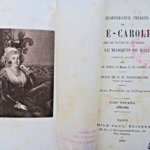 MARIE-CAROLINE de BOURBON Correspondance inédite de Marie-Caroline reine de Napl