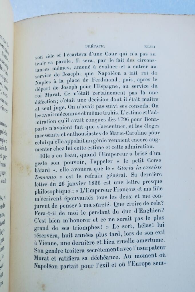 Korrespondenz der Königin Marie-Caroline