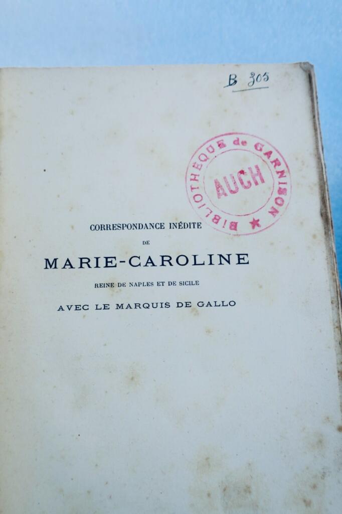Korrespondenz der Königin Marie-Caroline