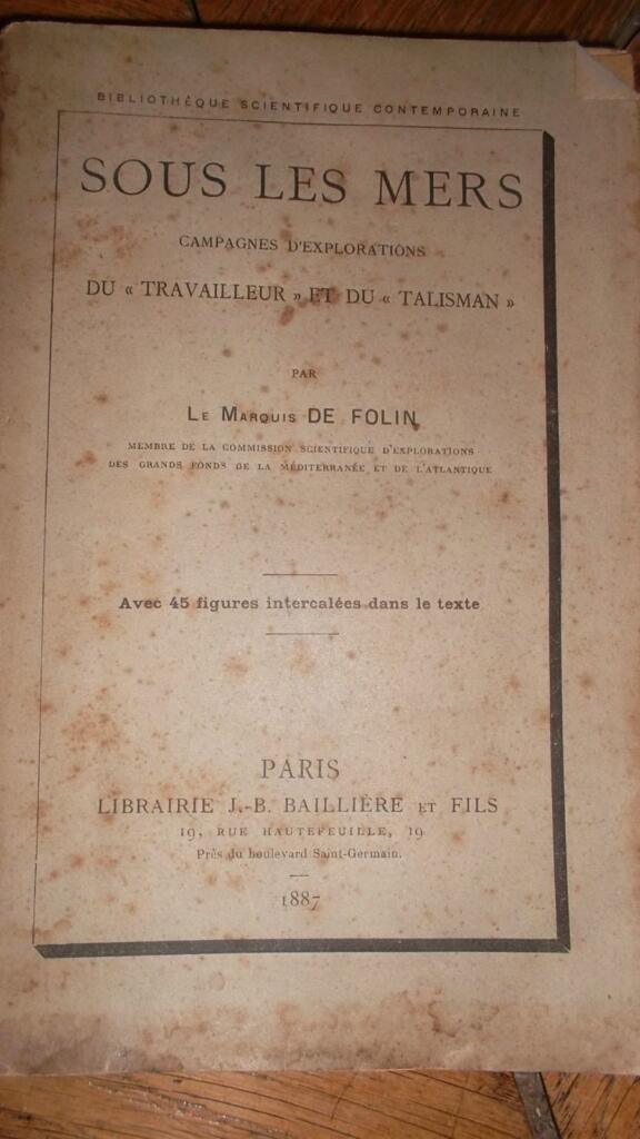 Unterwasser-Expeditionen der 'Travailleur' und 'Talisman'