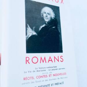 MARIVAUX Romans, 1949 PLEIADE