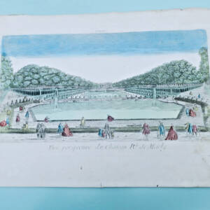 Marly Vue d'optique du Château R.te de Marly