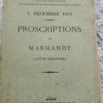 Marmande-Proskriptionen von 1851