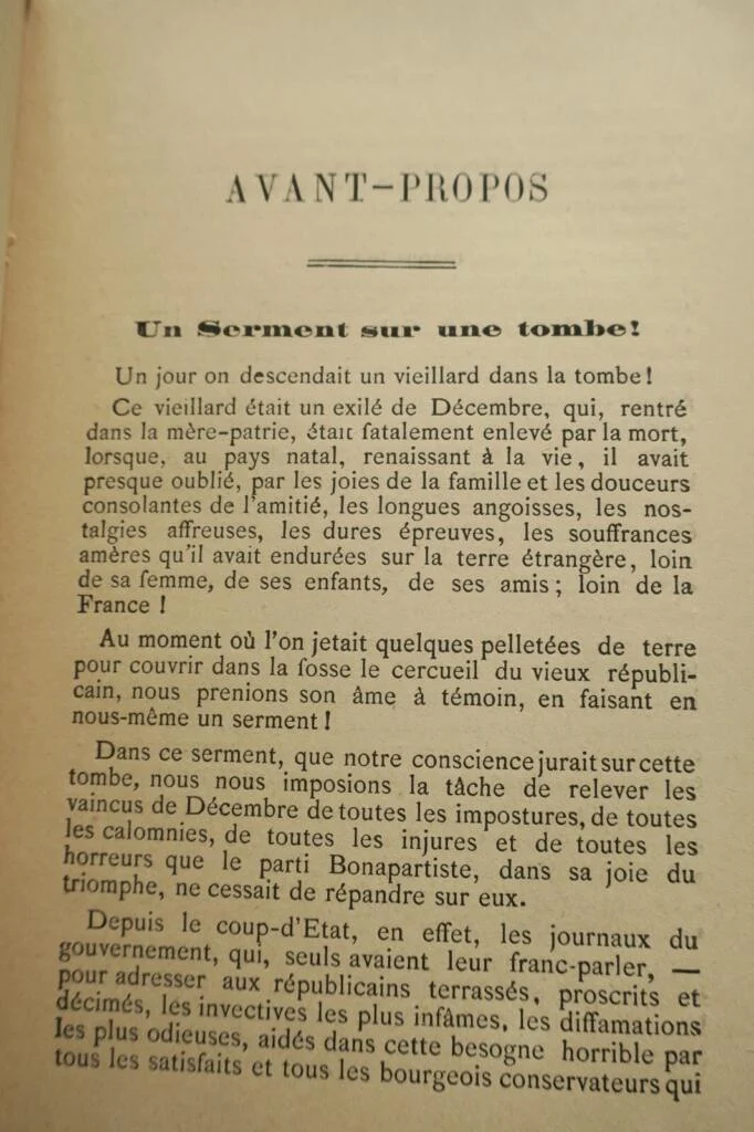 Marmande PROSCRIPTIONS DE MARMANDE (LOT ET GARONNE) 2 DECEMBRE 1851