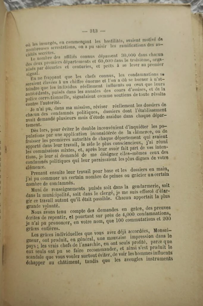 Marmande PROSCRIPTIONS DE MARMANDE (LOT ET GARONNE) 2 DECEMBRE 1851
