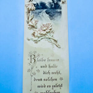 Marque page Lesezeichen 50 x 140 mm. embossed Gaufré