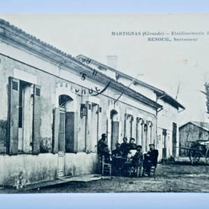 MARTIGNAS 33 café BEAUBOIS - RENOUIL 1915