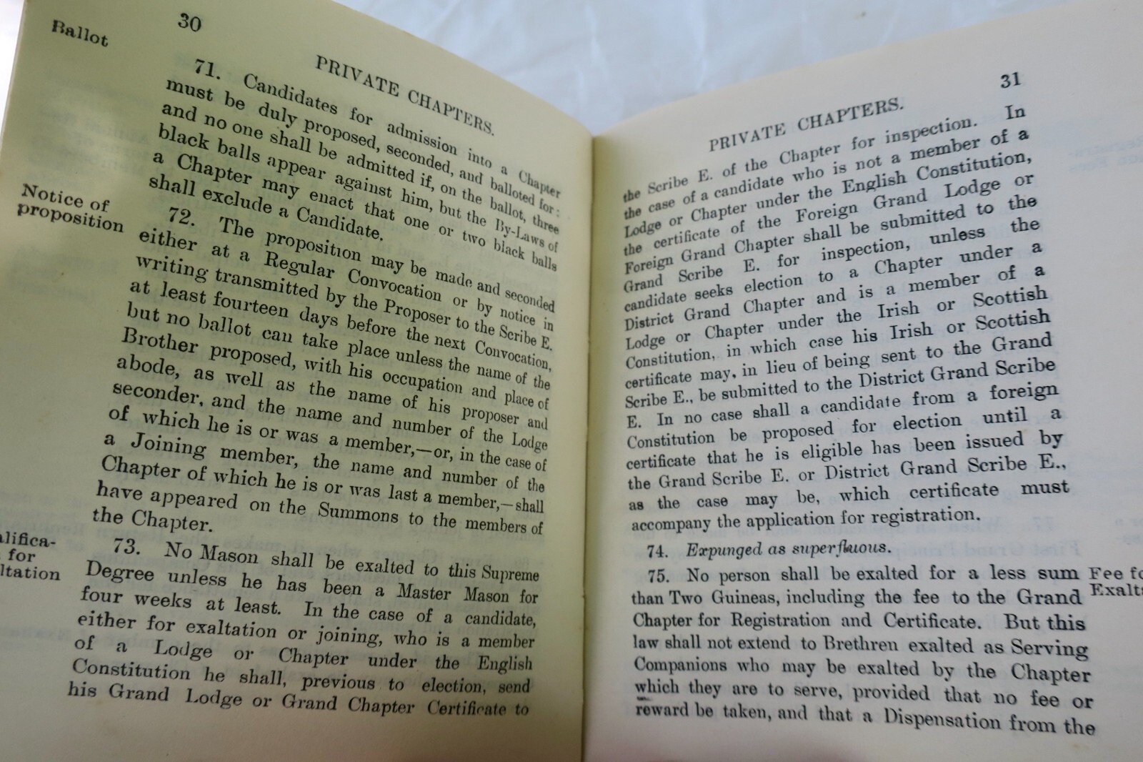 Masons General Regulations Established by the Supreme Grand Chapter 1917 – Image 3