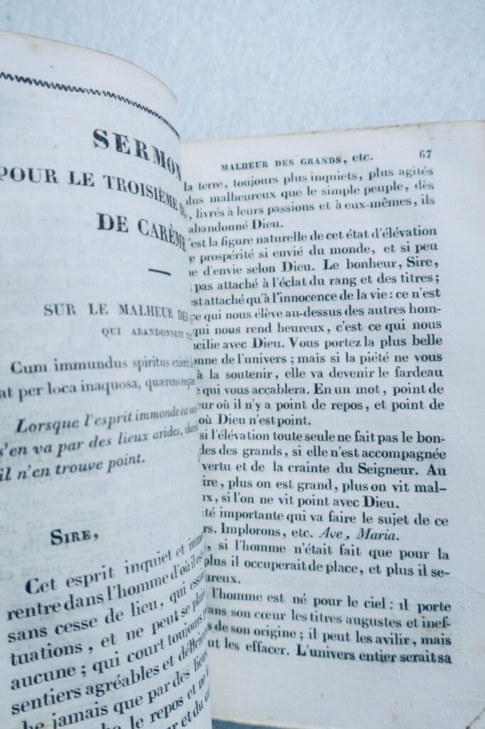 Massillon Petit Careme de Massillon. 1830