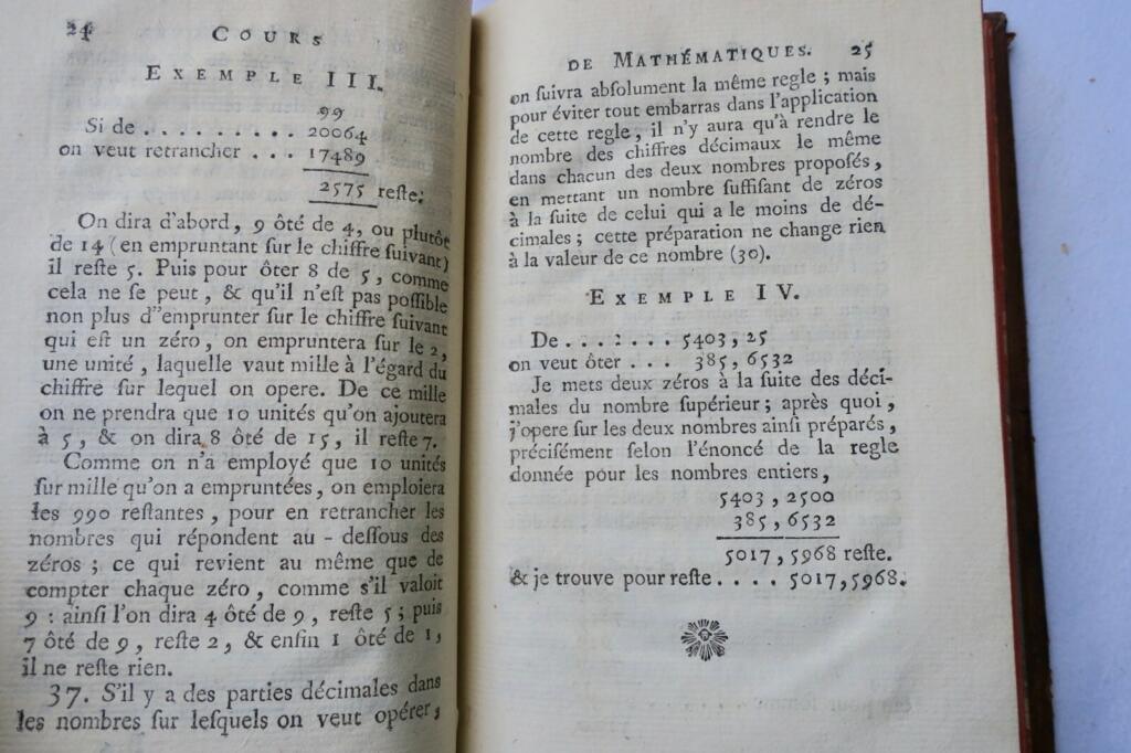 Mathematics Course for Pavilion Guards